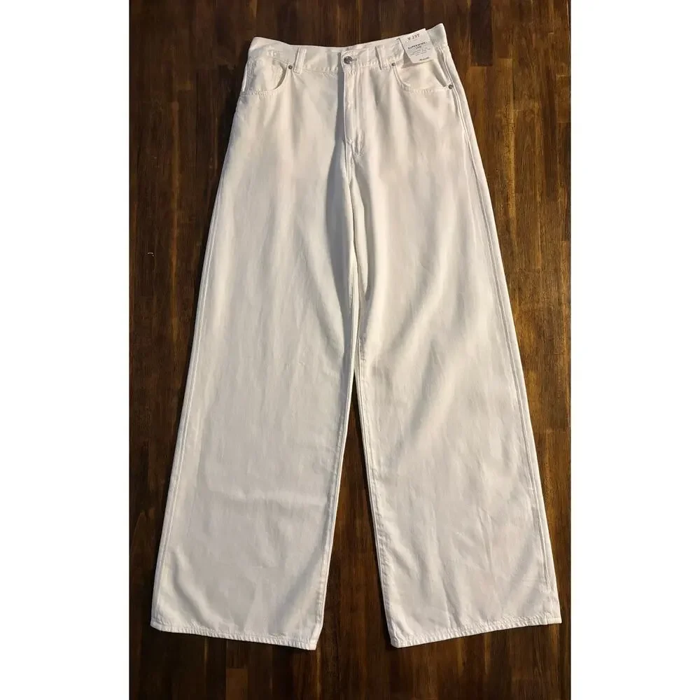Madewell White Wide-Leg Jeans - Picture 5 of 16